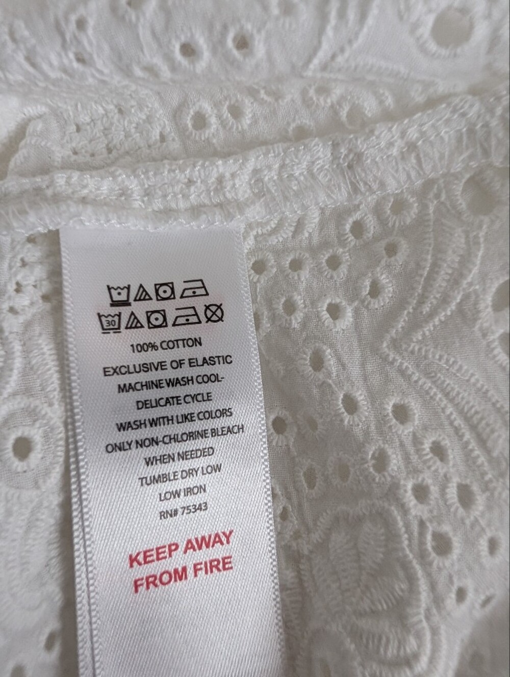 Rachel Ashwell White 100% Nightgown Size L - Picture 10 of 13
